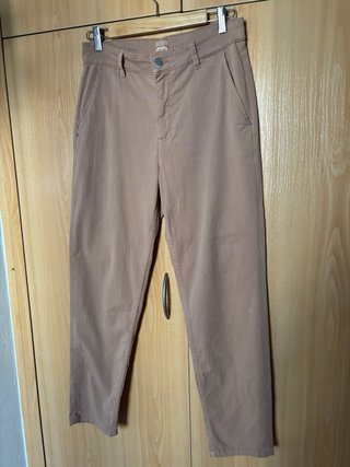 Pantalones Guess Marrones Mujer