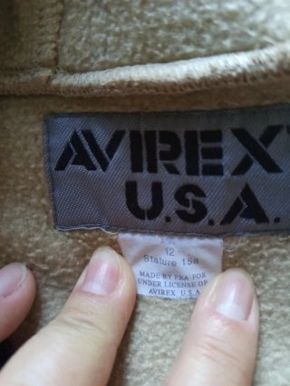 Felpa Avirex USA Beige
