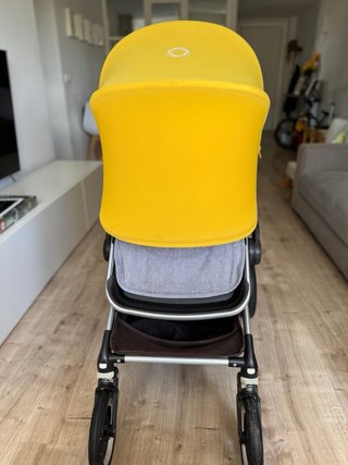 Carro Bugaboo Fox 2 Amarillo + Capazo