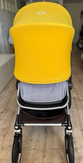 Carro Bugaboo Fox 2 Amarillo + Capazo
