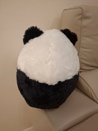 Peluche Panda Suave Ojos Azules