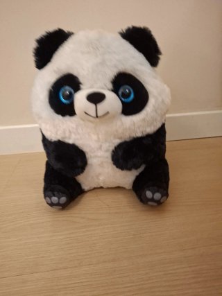 Peluche Panda Suave Ojos Azules