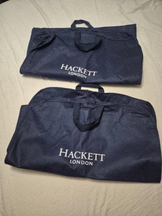Portatrajes Hackett Azul Marino dos unidades