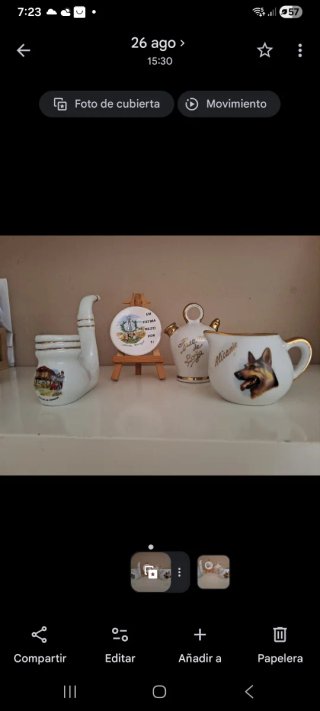 Conjunto miniaturas recuerdo Fátima, Alicante