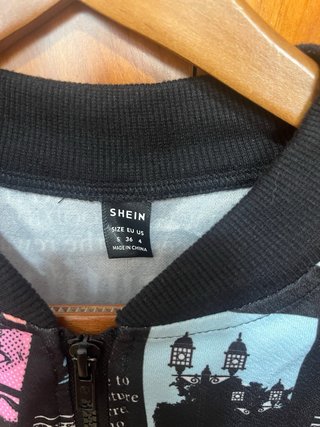Chaqueta Bomber Shein Pop Art Comic