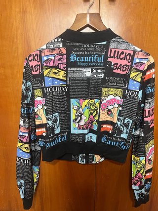 Chaqueta Bomber Shein Pop Art Comic