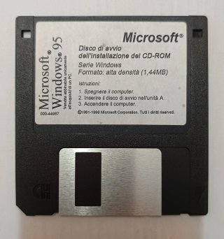 Floppy Disk Avvio Windows 95 Microsoft