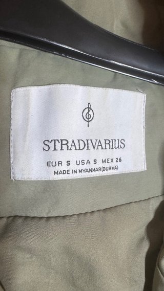 Giacca Stradivarius kaki crop S