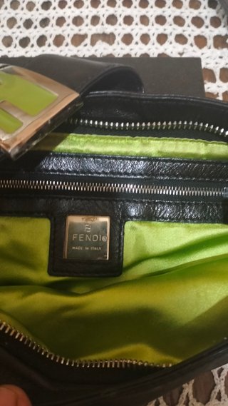 Bolso Fendi Negro y Verde