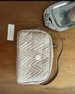 Bolso Bimba y Lola bandolera piel beige