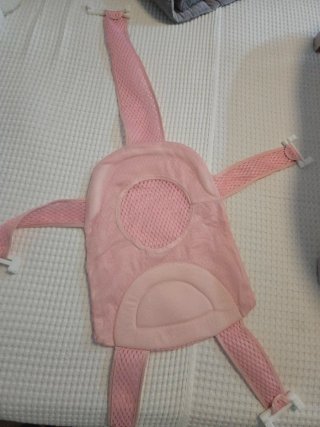 Bañera bebé plegable con soporte para bebés.