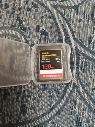 TARJETA SD 128GB SANDISK EXTREME PRO ​100% ORIGINA