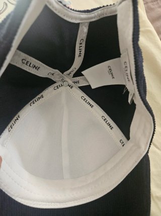 Berretto Celine blue navy in camoscio