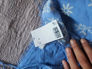 Abito H&M azzurro con ricami