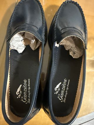 Mocasines Ganzitos Azul