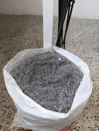Pulidora industrial Superlux con material