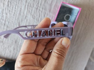 Occhiali da sole Chanel donna viola vintage