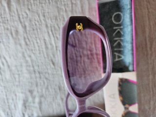 Occhiali da sole Chanel donna viola vintage