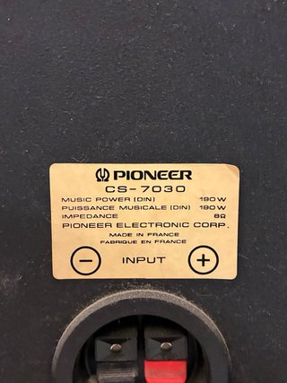 Altavoces Pioneer CS-7030 Negros