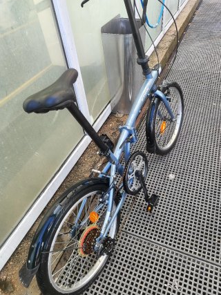 Bicicleta pieghevole Btwin Tilt 120 a 6 velocità