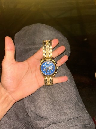 Reloj Guess Dorado y Azul