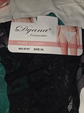 Braguitas bikini Dyana XL con pedrería. Pack de 4