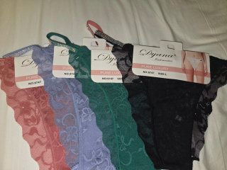 Braguitas bikini Dy con pedrería. Paco de 4 unidad