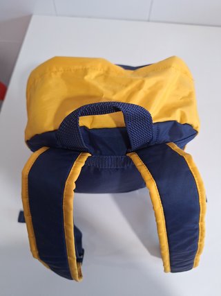 Mochila ADIDAS pequeña azul/ amarilla 32x25cm
