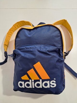 Mochila ADIDAS pequeña azul/ amarilla 32x25cm