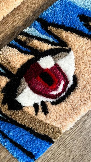 Alfombras Evangelion Anime Ojos