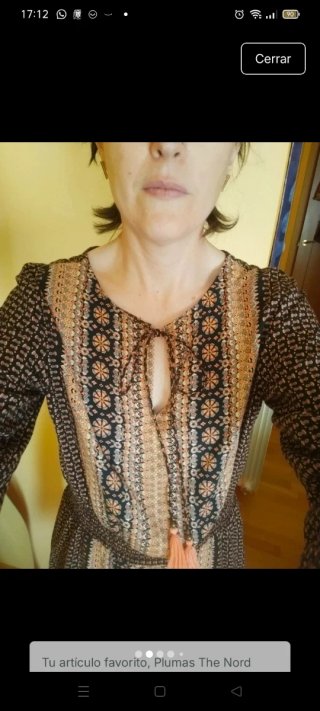 Vestido estampado Only