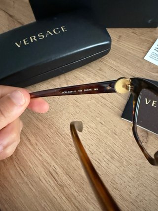 Occhiali da vista Versace marroni