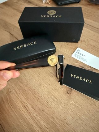Occhiali da vista Versace marroni