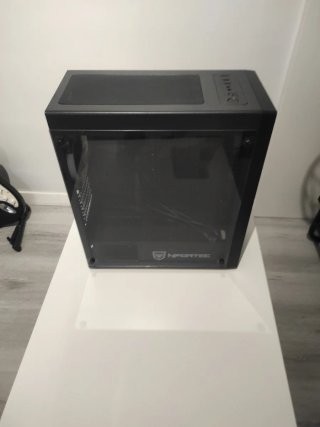 Gabinete PC Nfortec Lynx Cristal Templado Negra