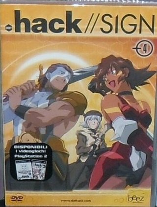 DVD anime Hack Sign vol.3-4-6 + 1 Limited Box beez
