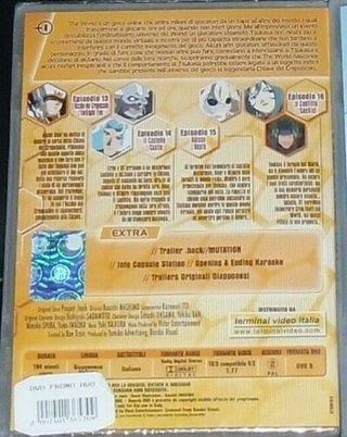 DVD anime Hack Sign vol.3-4-6 + 1 Limited Box beez
