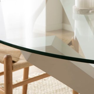 Mesa Redonda Cristal Banak 120cm