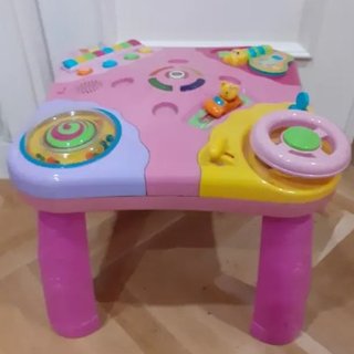 Mesa Actividades Bebe Fisher Price Musical Rosa 2