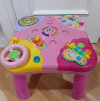 Mesa Actividades Bebe Fisher Price Musical Rosa 2