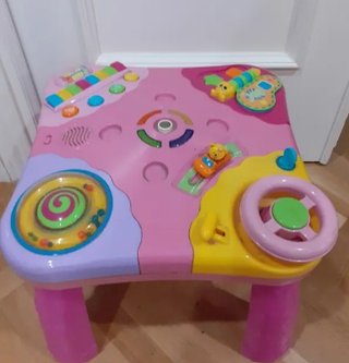 Mesa Actividades Bebe Fisher Price Musical Rosa 2