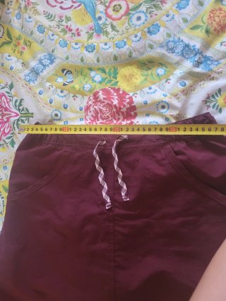 Falda pantalón deportiva Quechua burdeos
