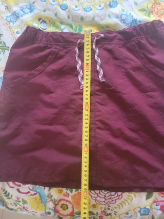 Falda pantalón deportiva Quechua burdeos