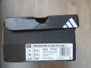 Botas de fútbol Adidas Predator 36. Con caja