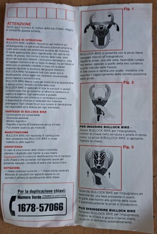 Antirrobo Bullock Bike para moto