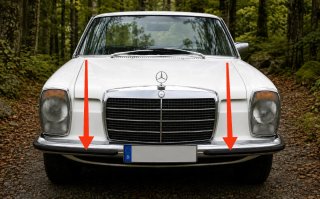 Gomas Parachoques Delantero Mercedes W115