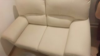Divano 2 posti Mondo Convenienza bianco