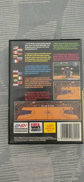 Team USA Basketball Sega Mega Drive