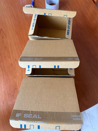 Scatole vuote di distribuzione Nes