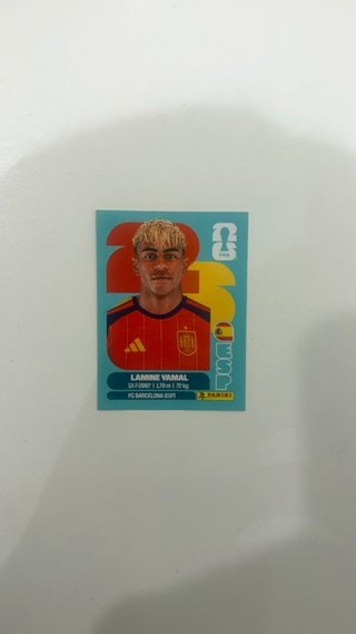 Cromo Lamine Yamal España Mundial Panini