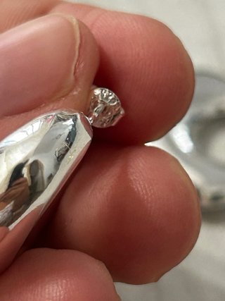 Orecchini Argento 925 Mezza Luna